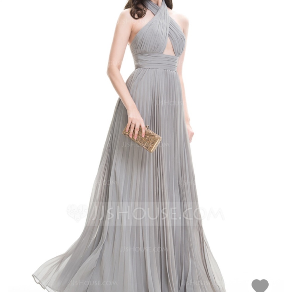 Formal dress with slit